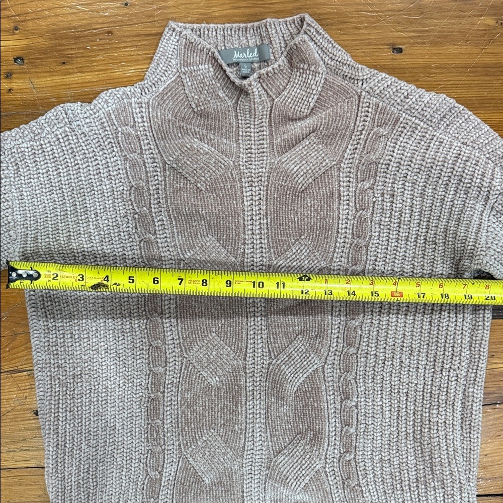 Marled Reunited Clothing Knit Sweater light pink size small - Picture 4 of 10